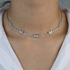 Morpho Crystal Necklace
